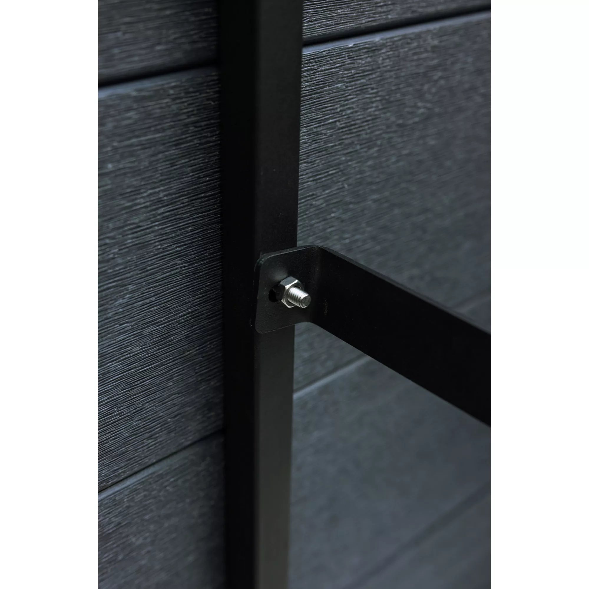 Hochbeet XL aus WPC 200 x 75 x 100 cm anthrazit